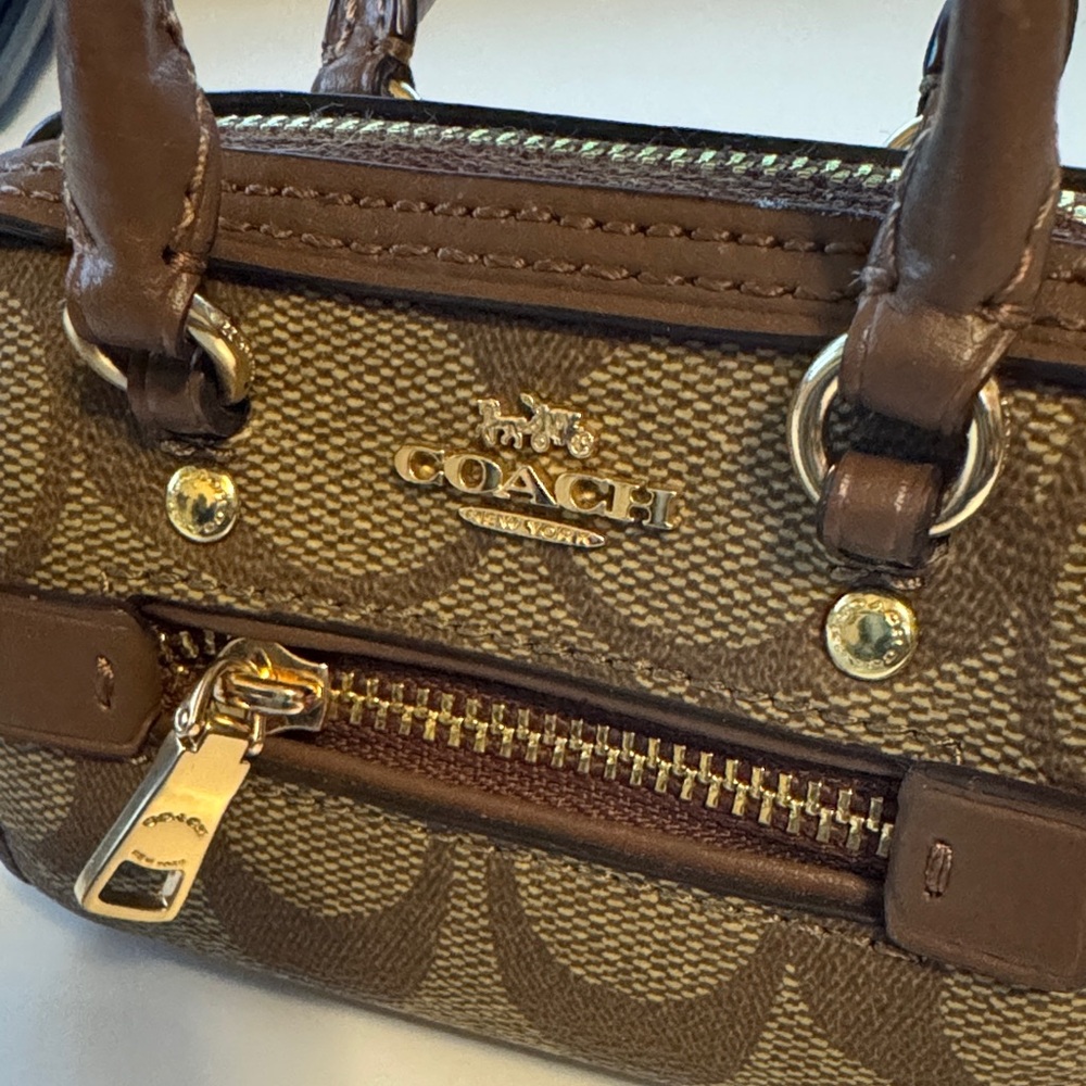 Coach Mini Rowan Satchel Bag Charm - Picture 5 of 5